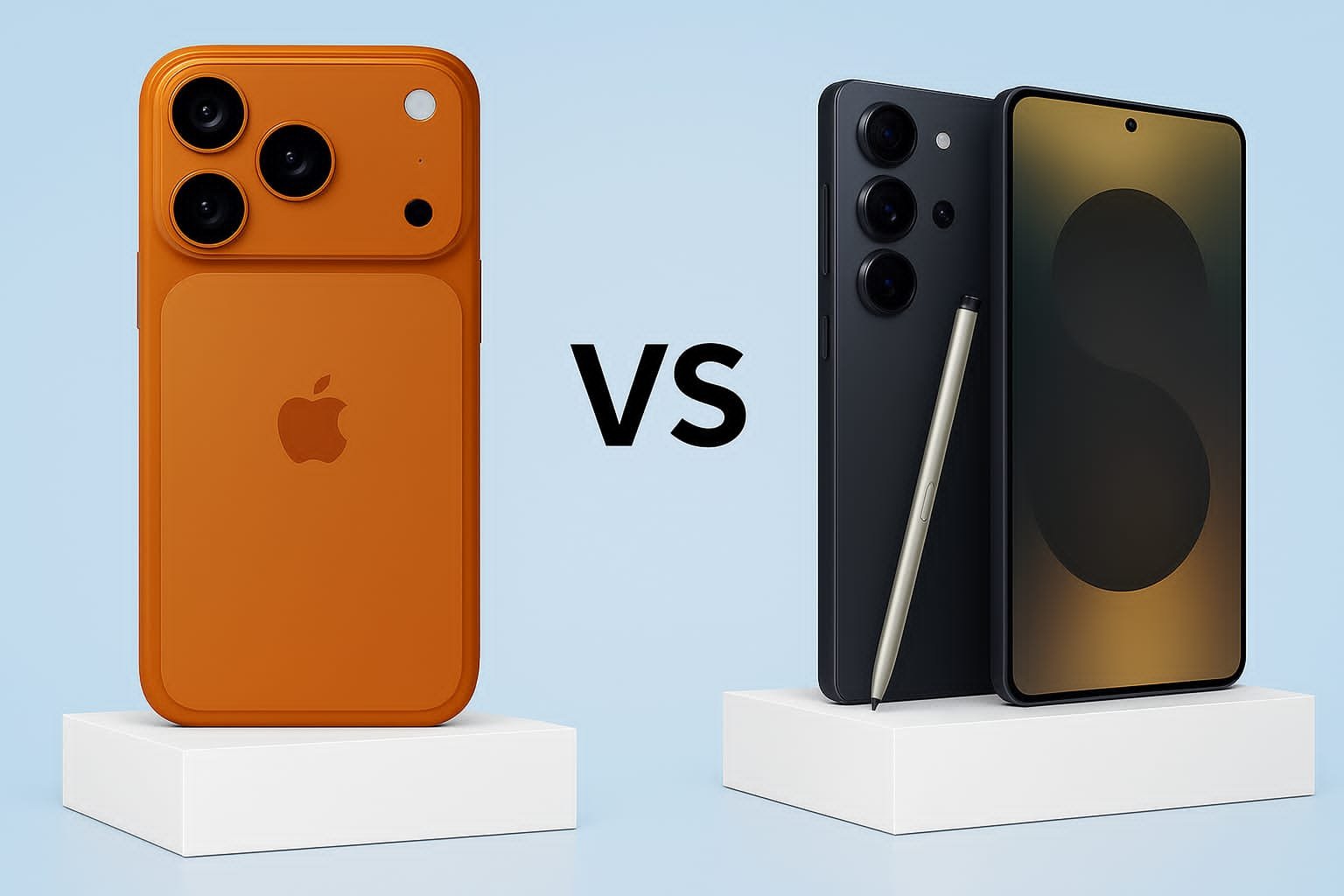 Samsung Galaxy S25 vs iPhone 17 Smartphone Comparison