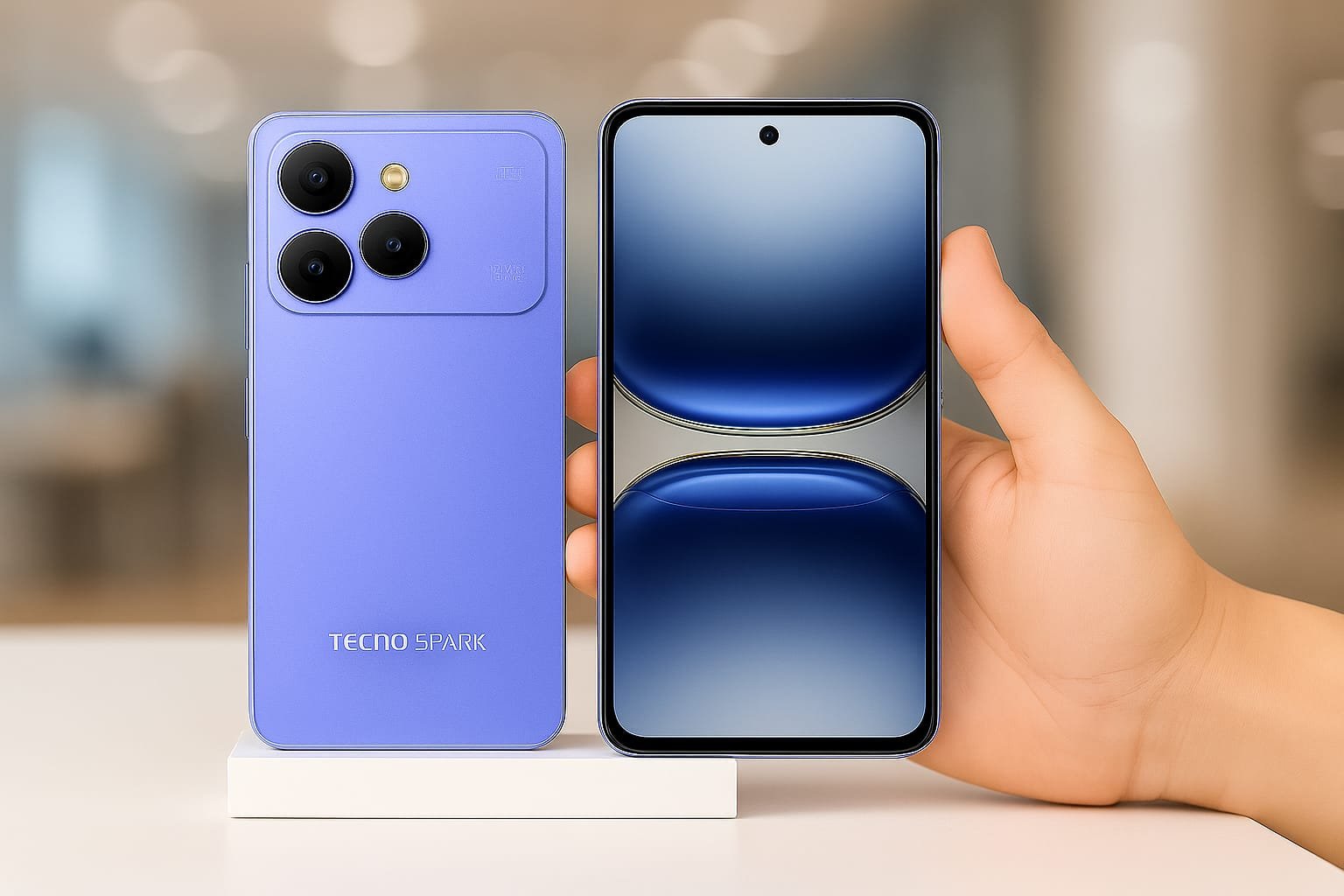 Tecno Spark 40 Review - Tecno Spark 40 smartphone with AMOLED display