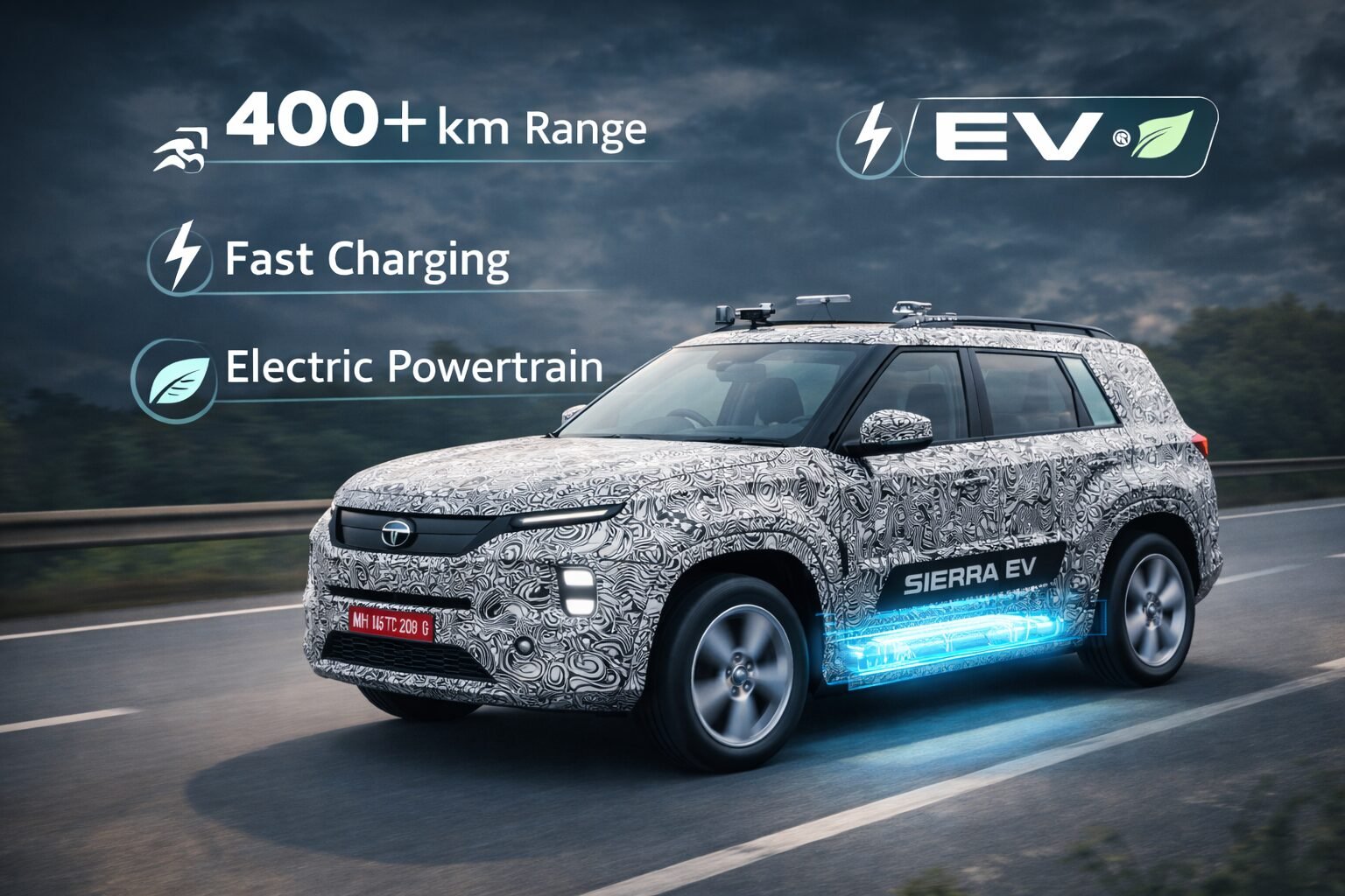 Tata Sierra EV – Testing