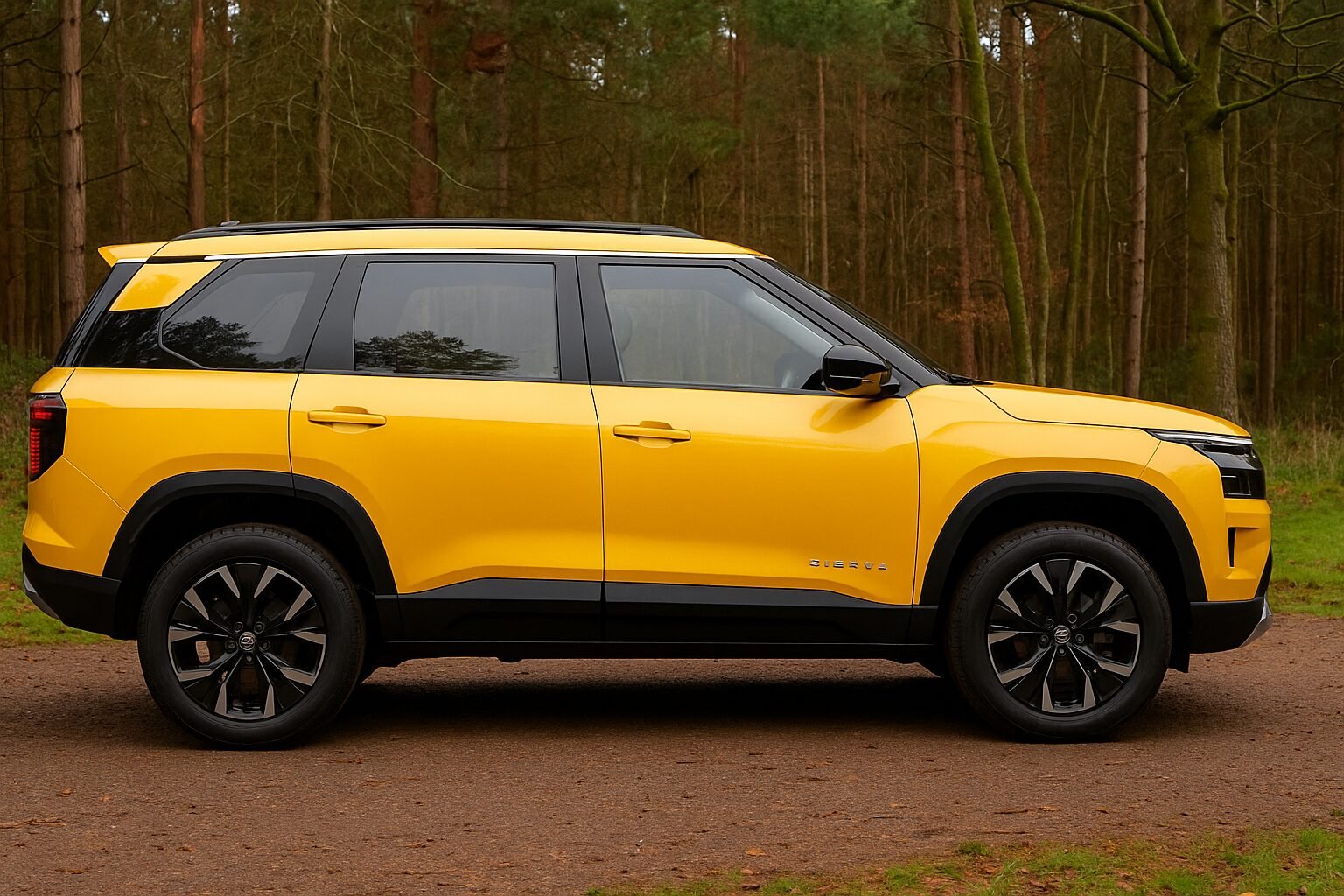 Tata Sierra Interior First Look Viral 2025 – Side View