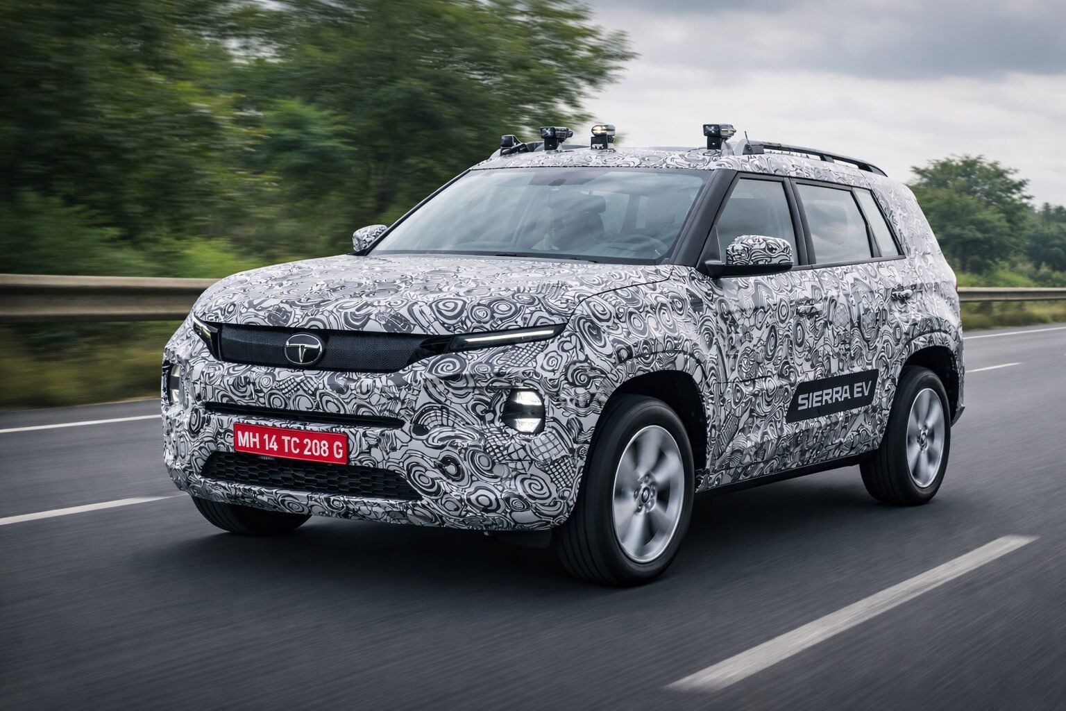 Tata Sierra EV – Testing