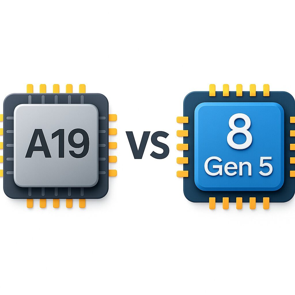 Snapdragon 8 Gen 5 vs Apple A19 chip comparison 2025