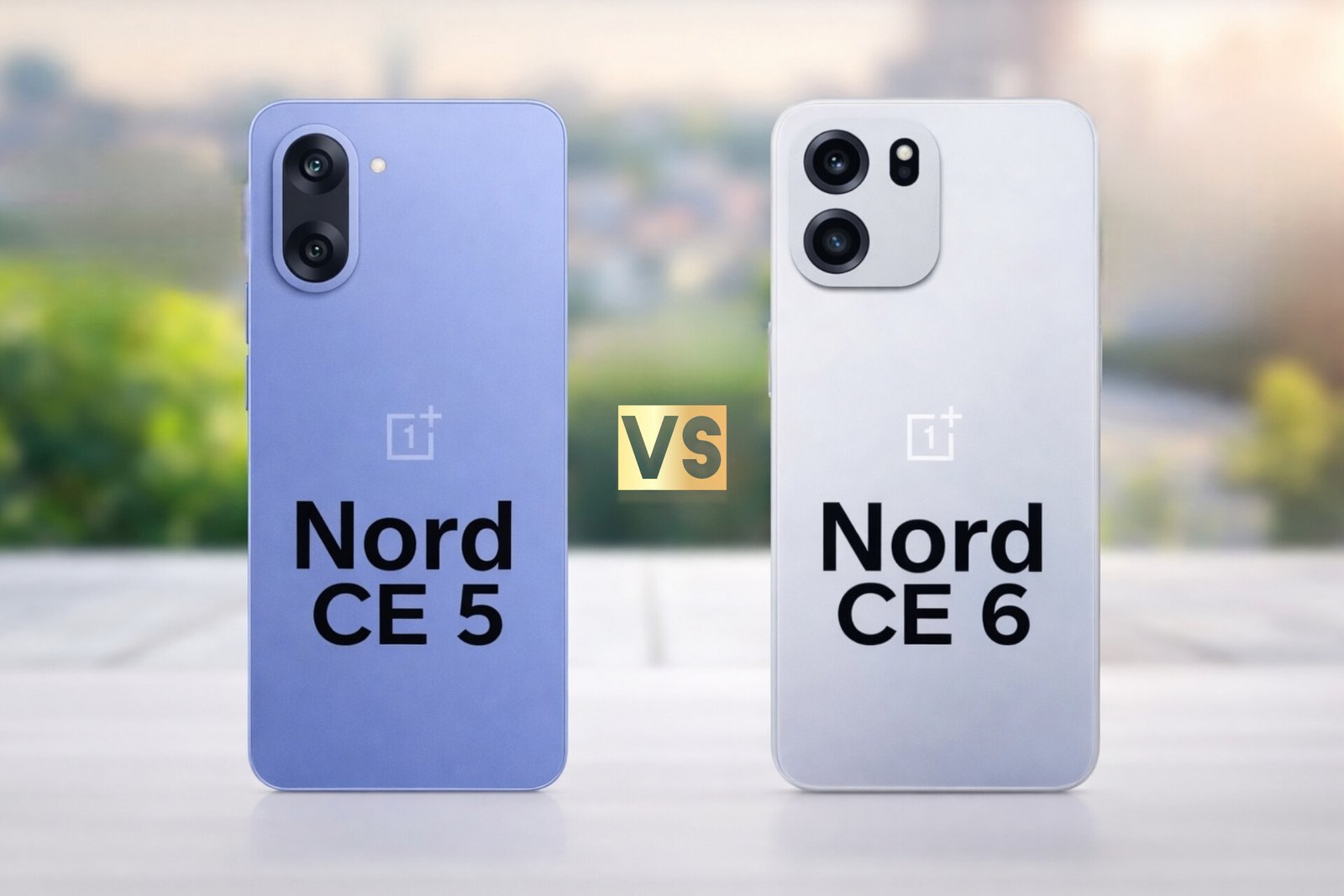 OnePlus Nord CE 6 vs Nord CE 5 Comparison 2026