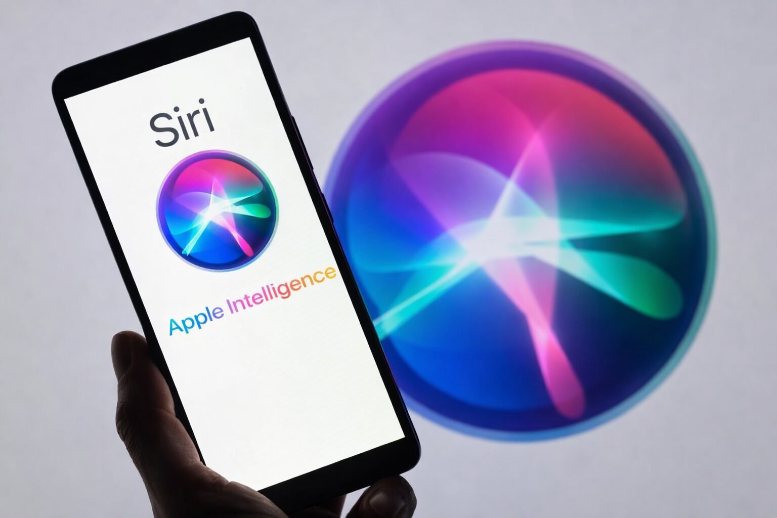 Siri AI interaction concept