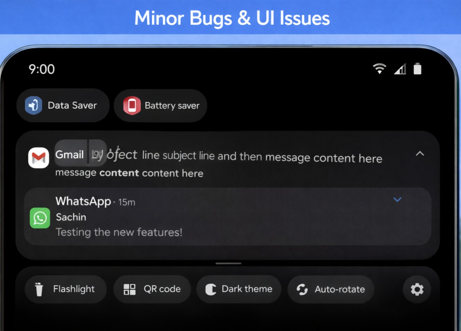 Android 15 bugs issue