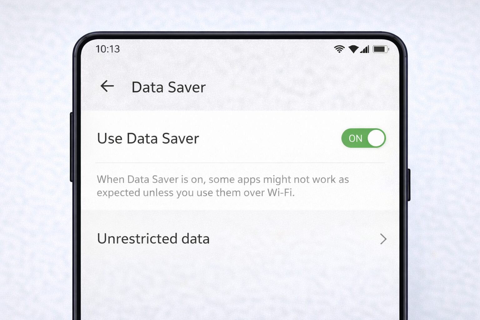 What is Background Data Android