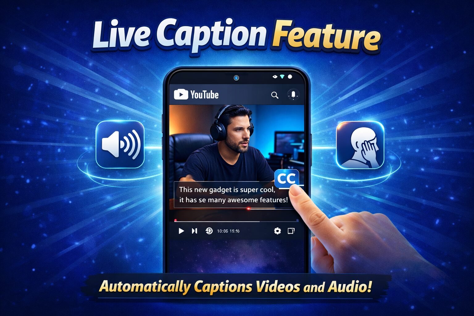 Android Live Caption Feature