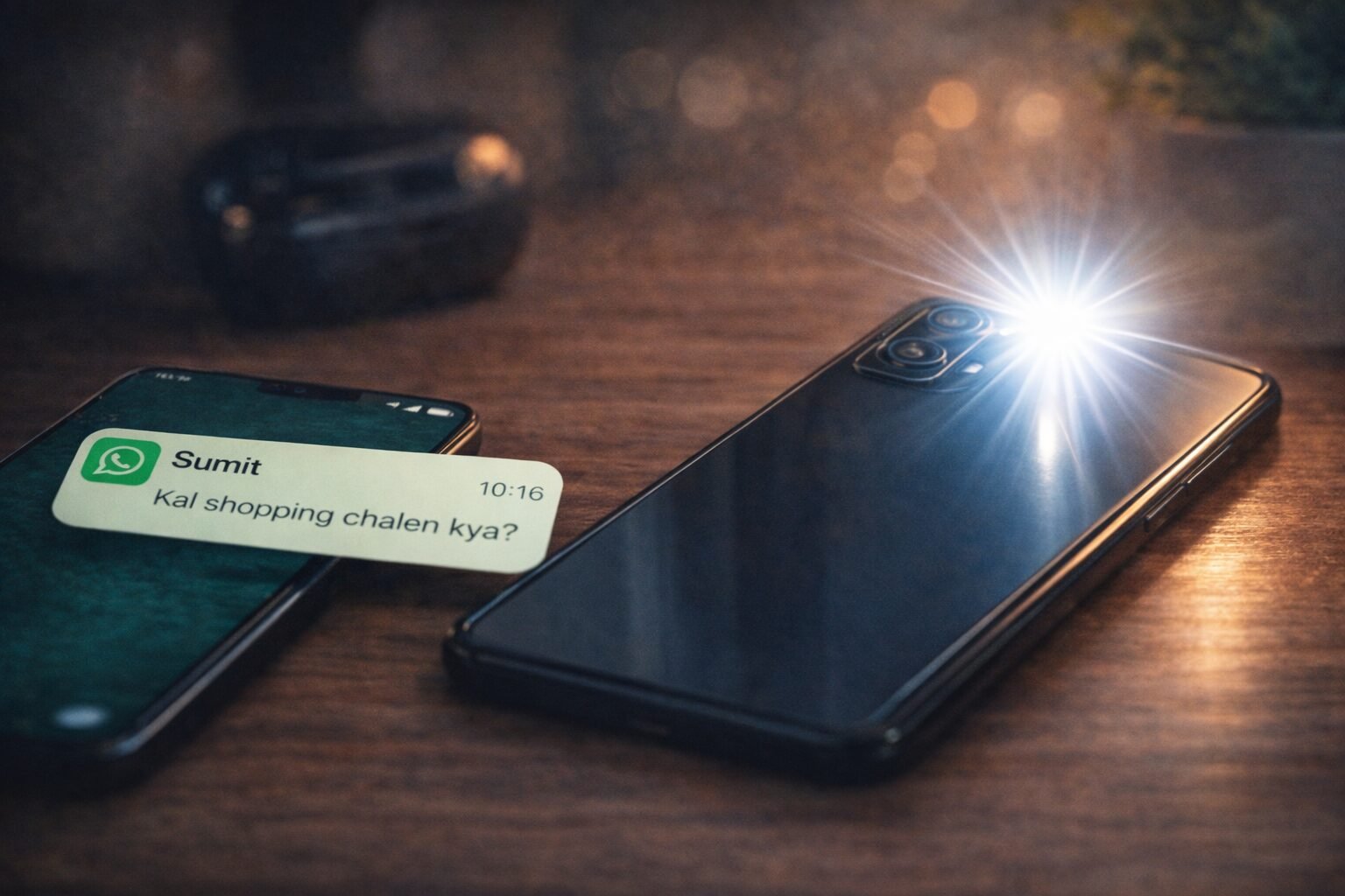 Flash notification app