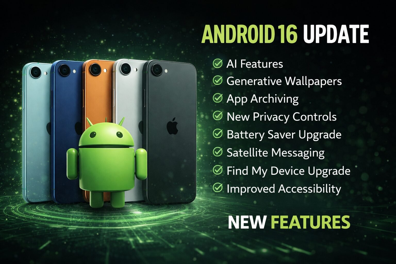 Android 16 Update List 2026