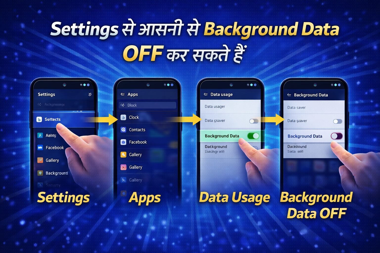 Background data settings