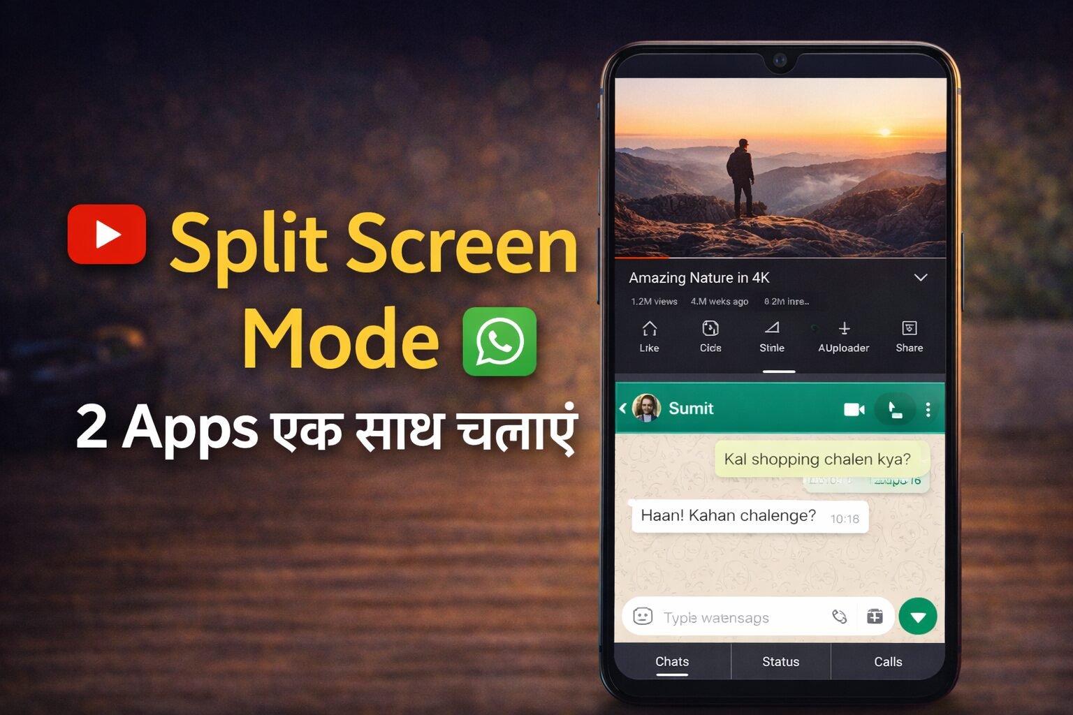Android Split Screen Mode