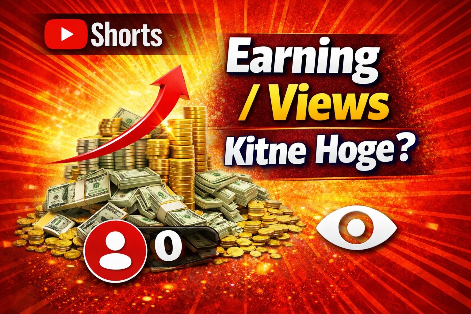 youtube shorts earning views income