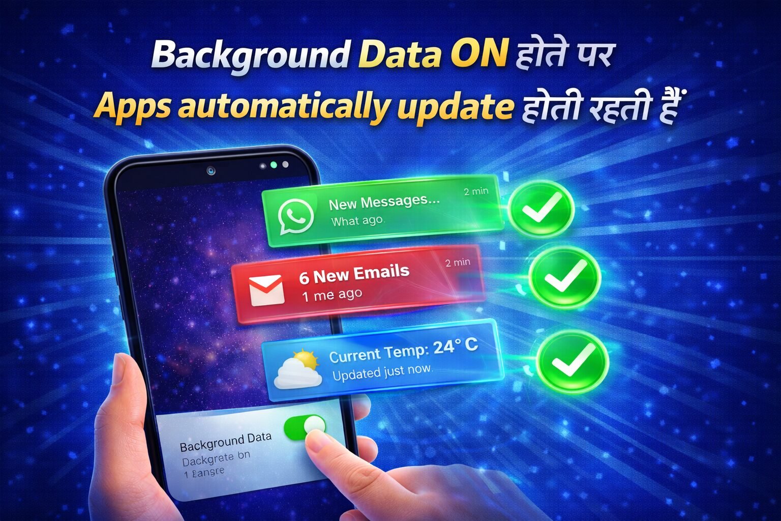 Background data usage