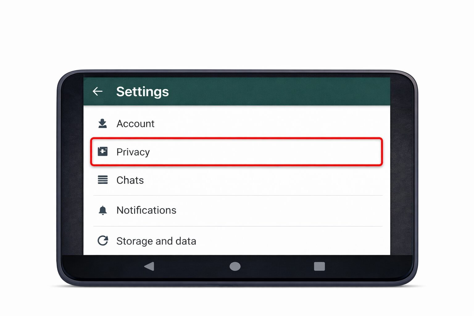 whatsapp privacy setting