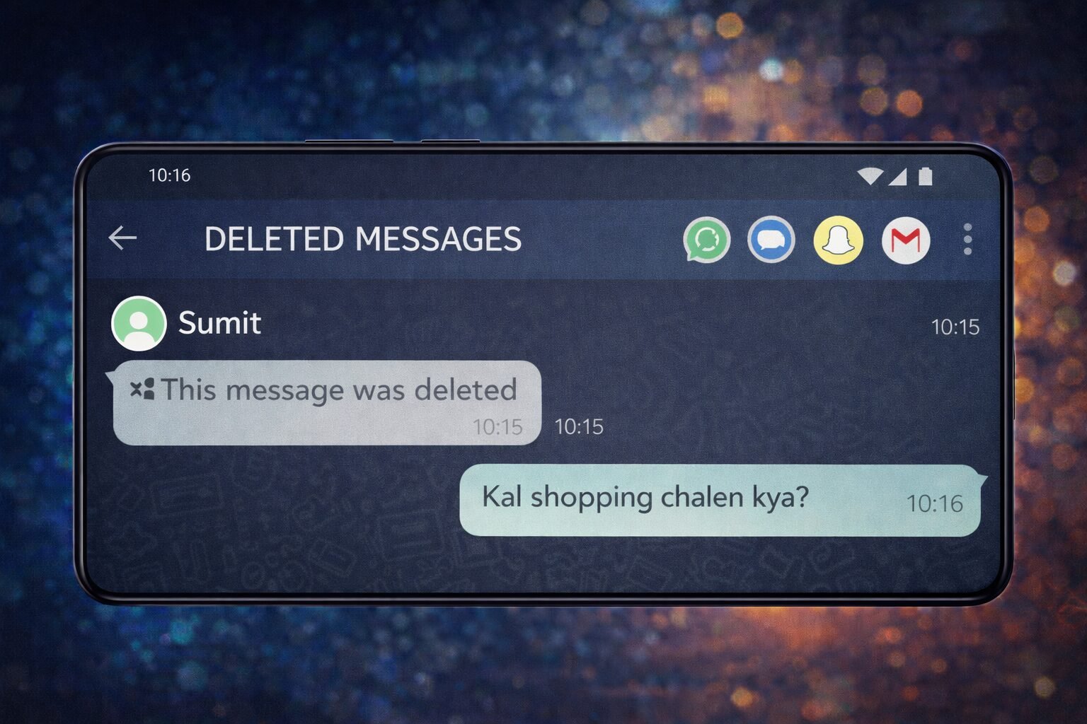 Notification History WhatsApp