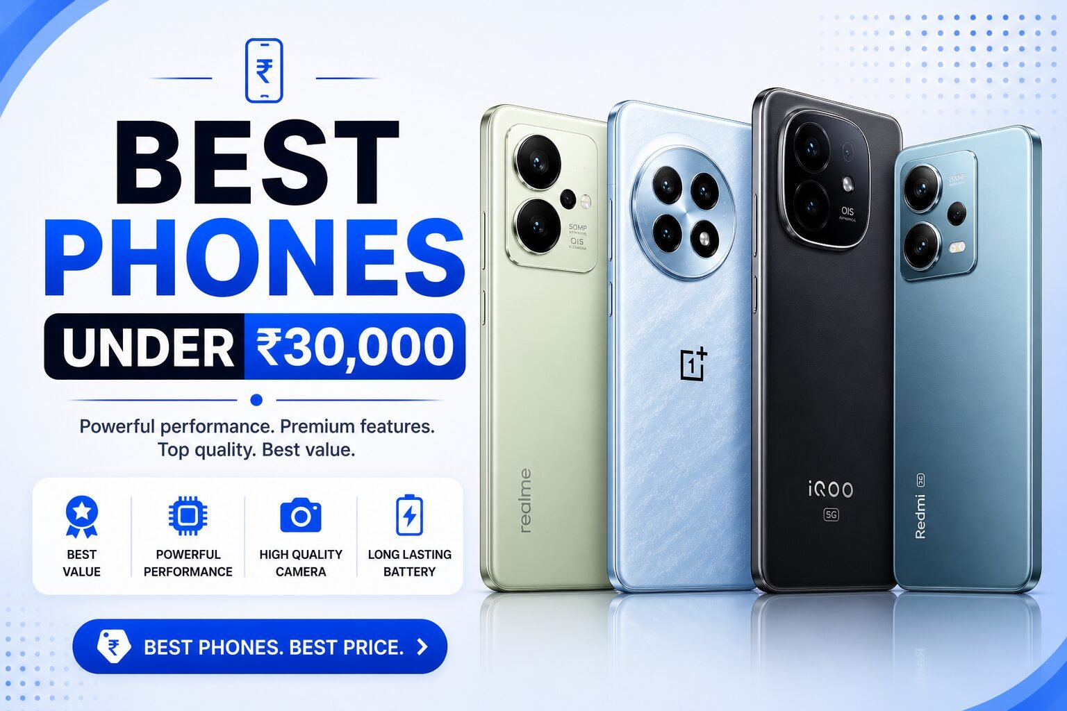 Best Phones Under ₹30,000 in India 2026