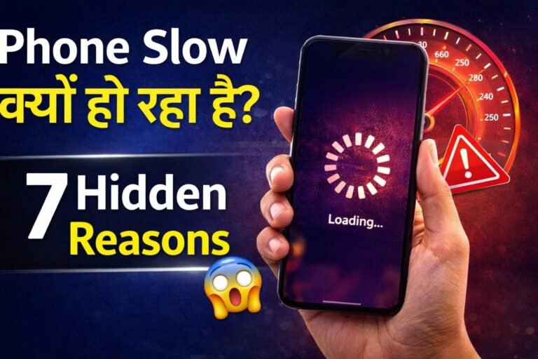 Android phone slow kyu hota hai 2026 me 7 hidden reasons aur unke solutions