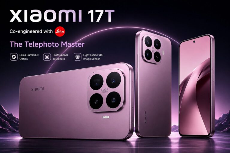 Xiaomi 17T smartphone leak showing Leica camera setup and fast charging features before launch